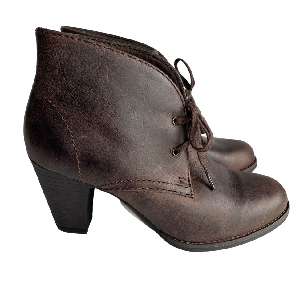 Brown Heeled Boots